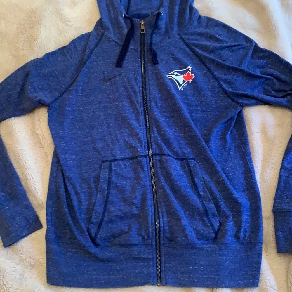 Blue jays nike zip-up sweater